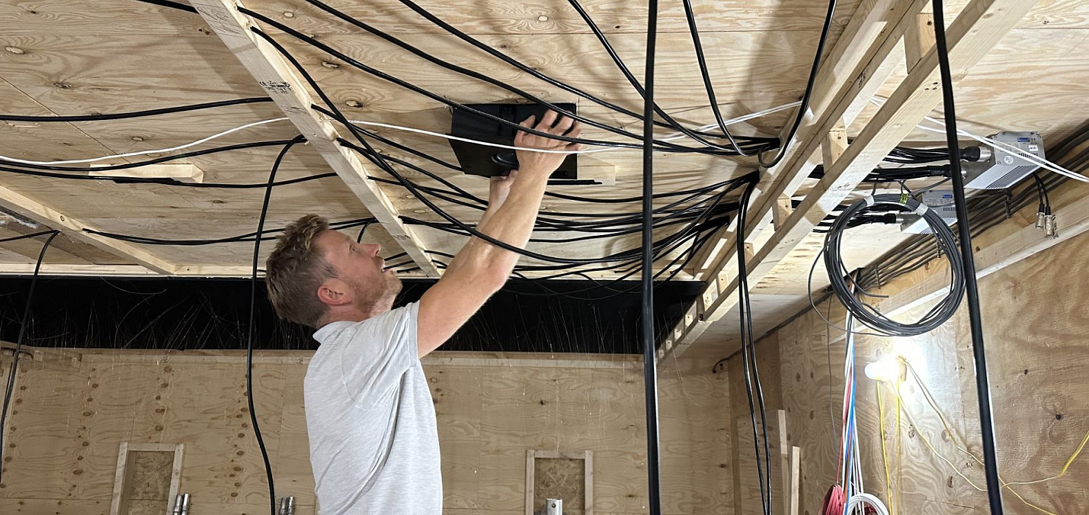 Professional installation background